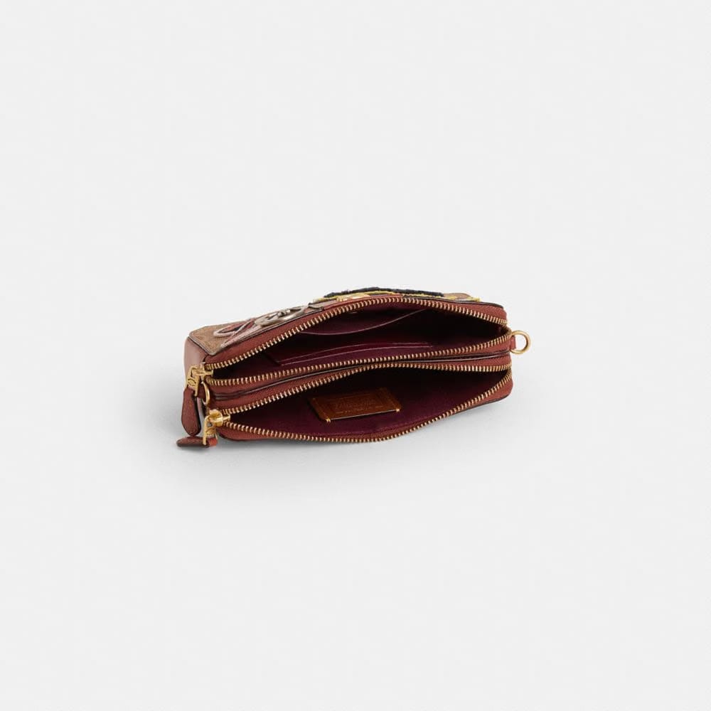 Upcrafted Kira Crossbody Bag In Colorblock Signature Canvas