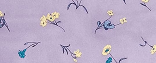 Tossed Floral Print Silk Diamond Scarf