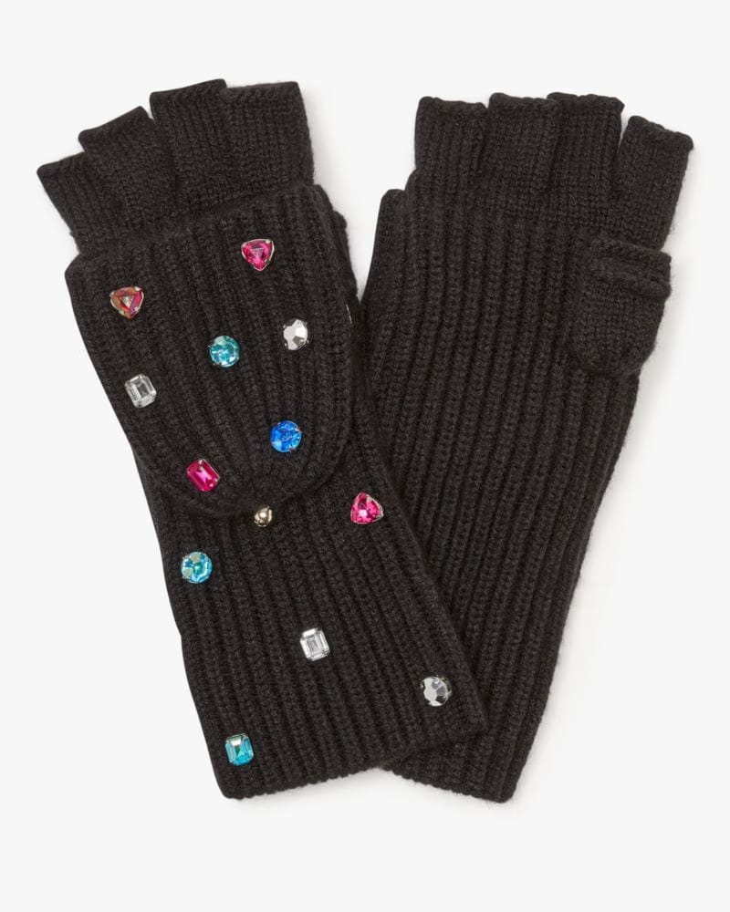 Embellished Pop Top Mitten