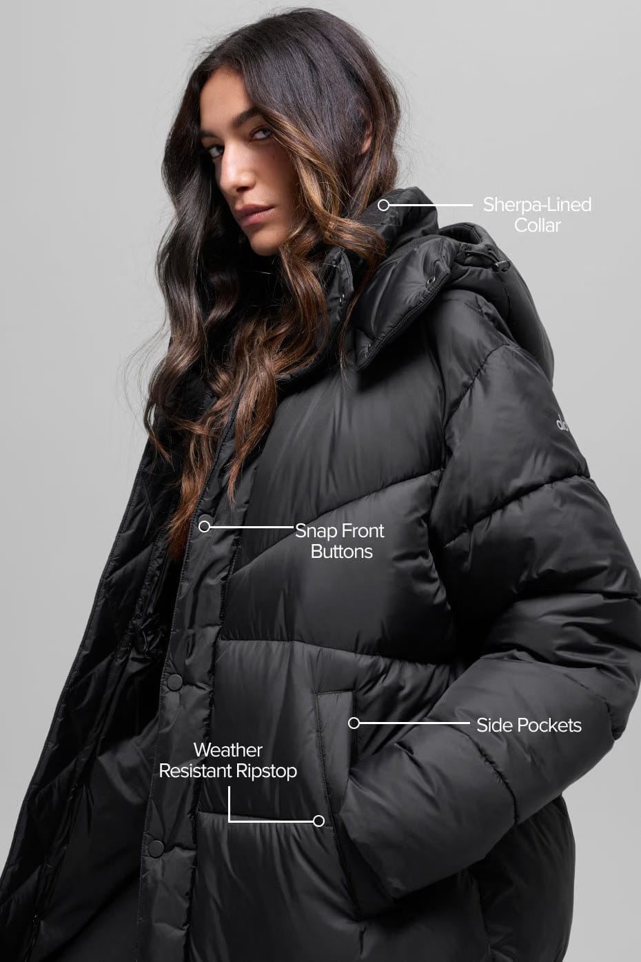 Gold Rush Puffer Trench