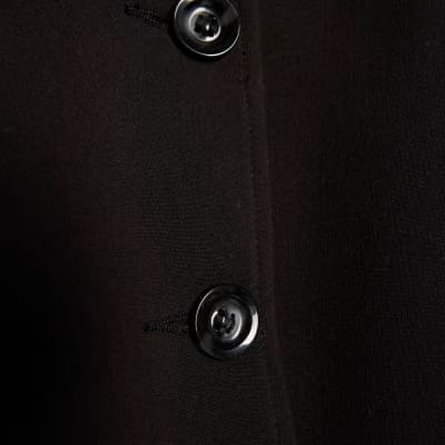 Black Pocket Detail Bomber Jacket