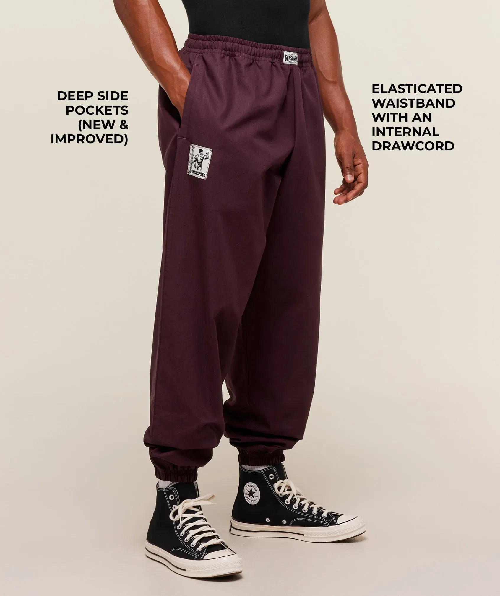 Gymshark Pumper Pants - Cherry Purple