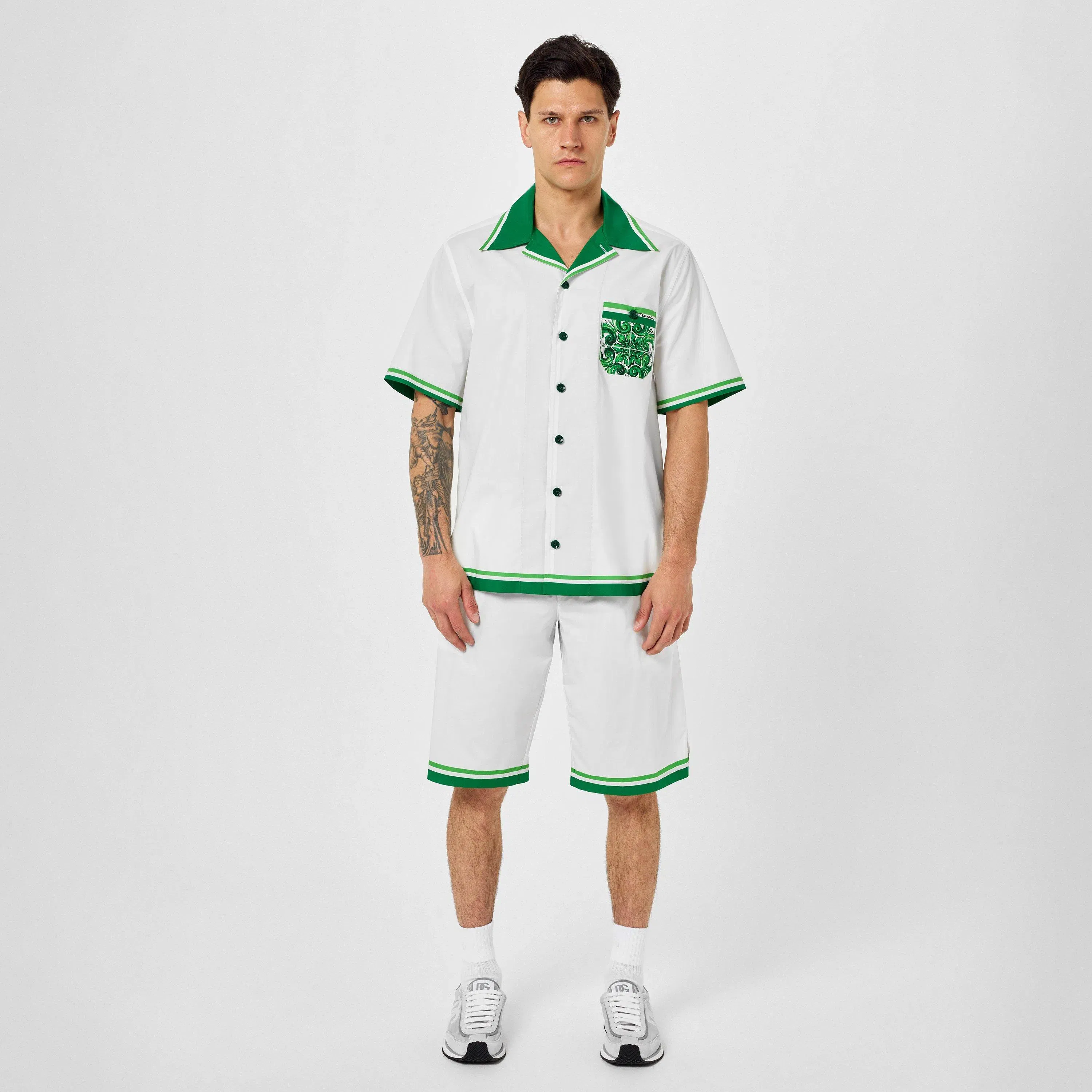 Maiolica Woven Lightweight Tracksuit Shorts