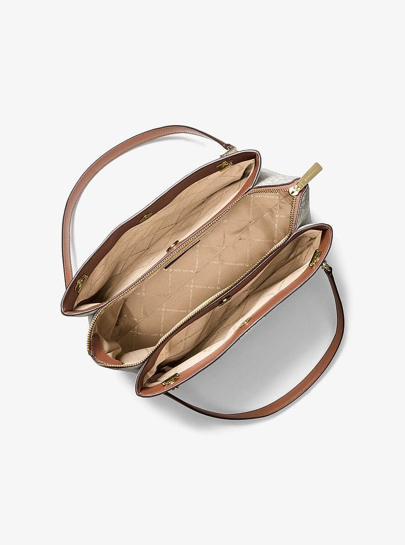 Soho Medium Signature Logo Tote Bag
