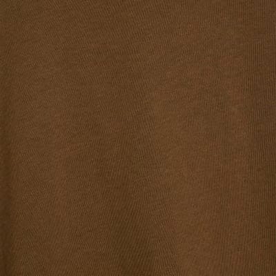 Khaki Loose Fit Short Sleeve Top