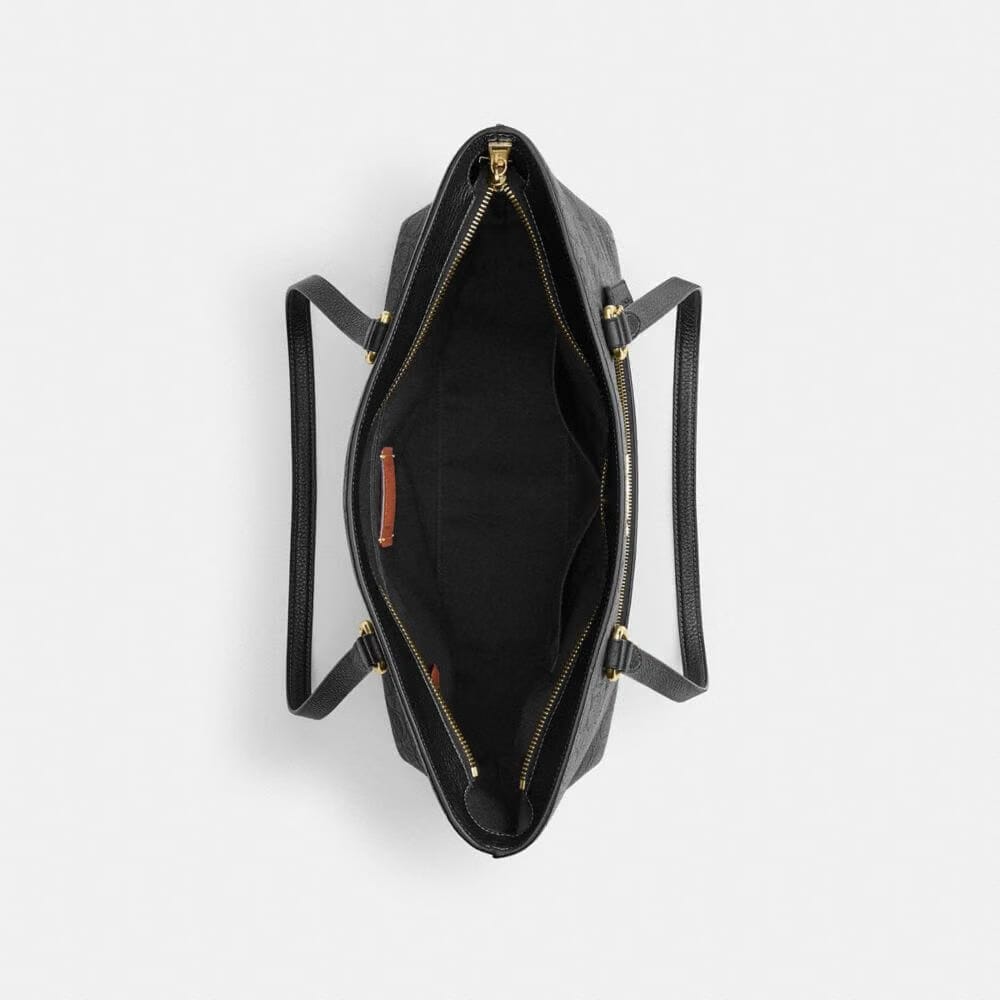 Station Tote Bag In Signature Leather