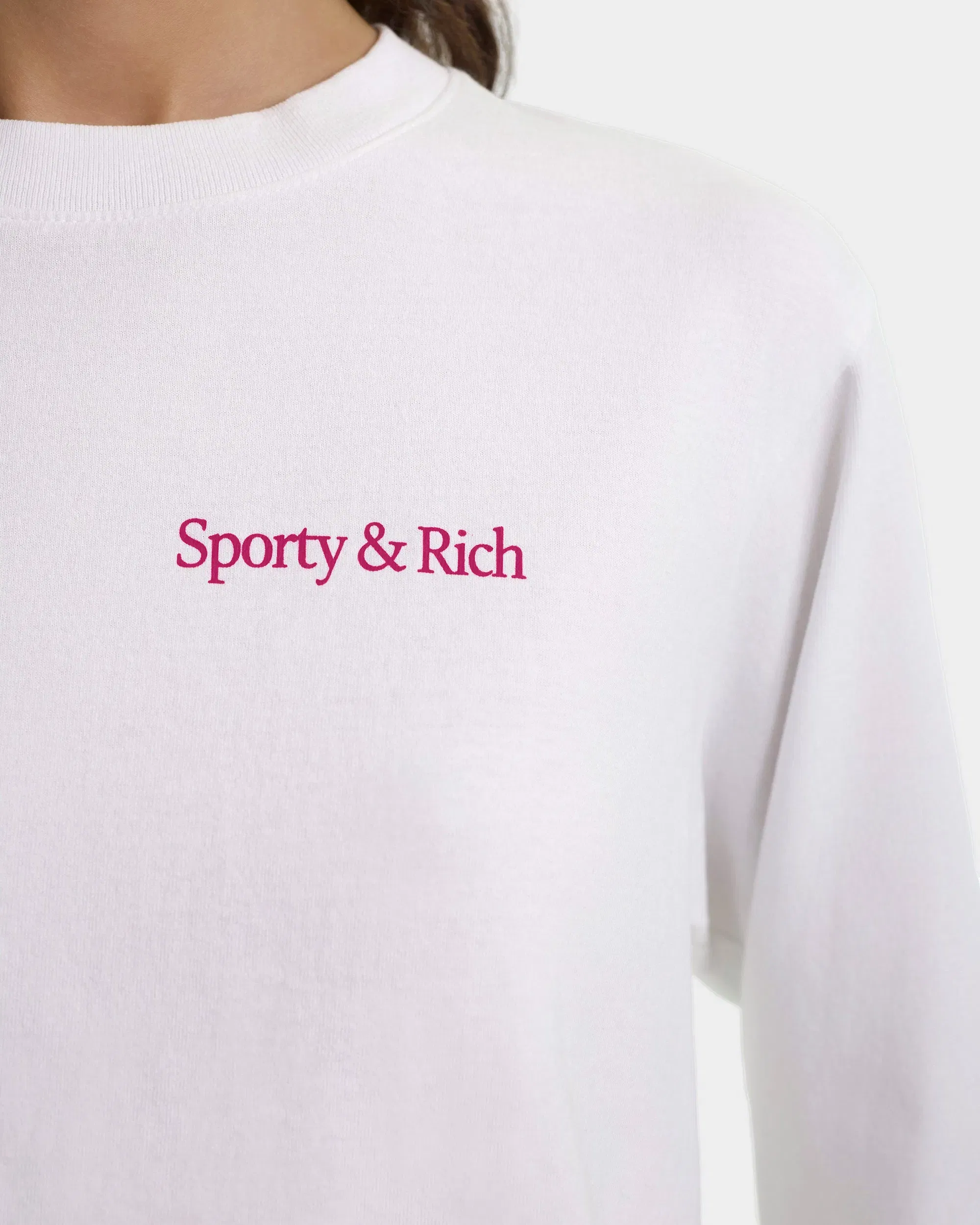 NY Motion Crewneck - White/Berry/Azure