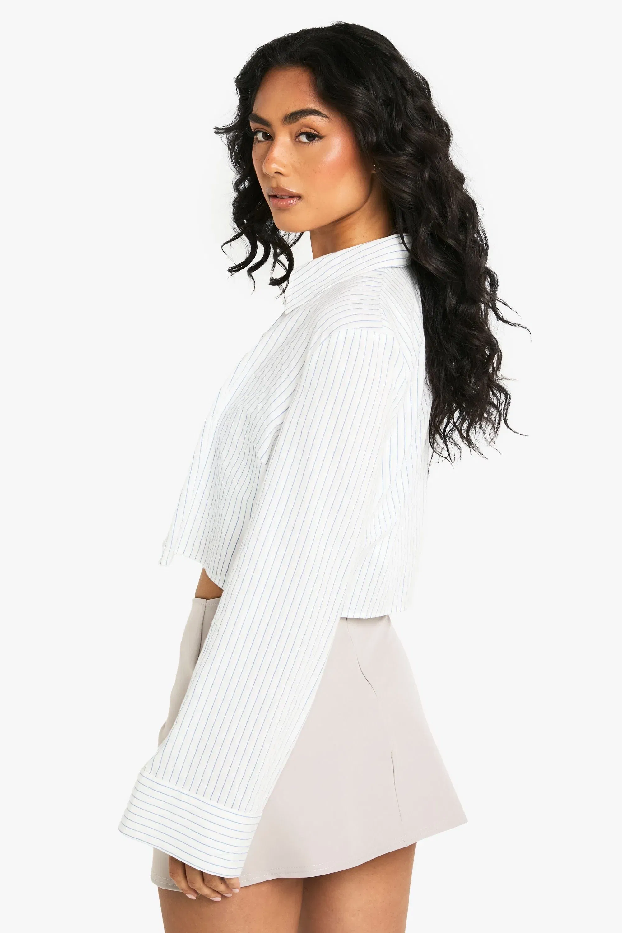 Woven Mini Skirt