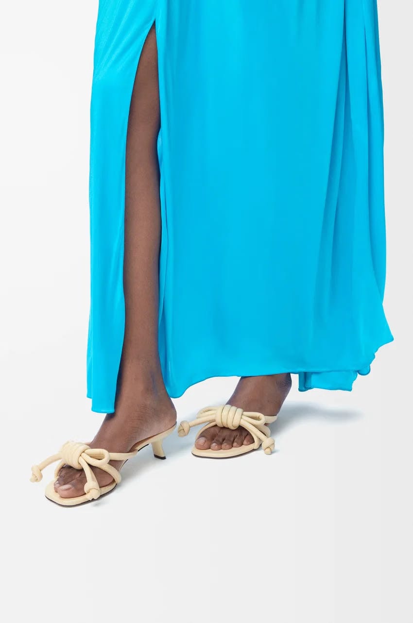 Flamenco Knot sandal in lambskin