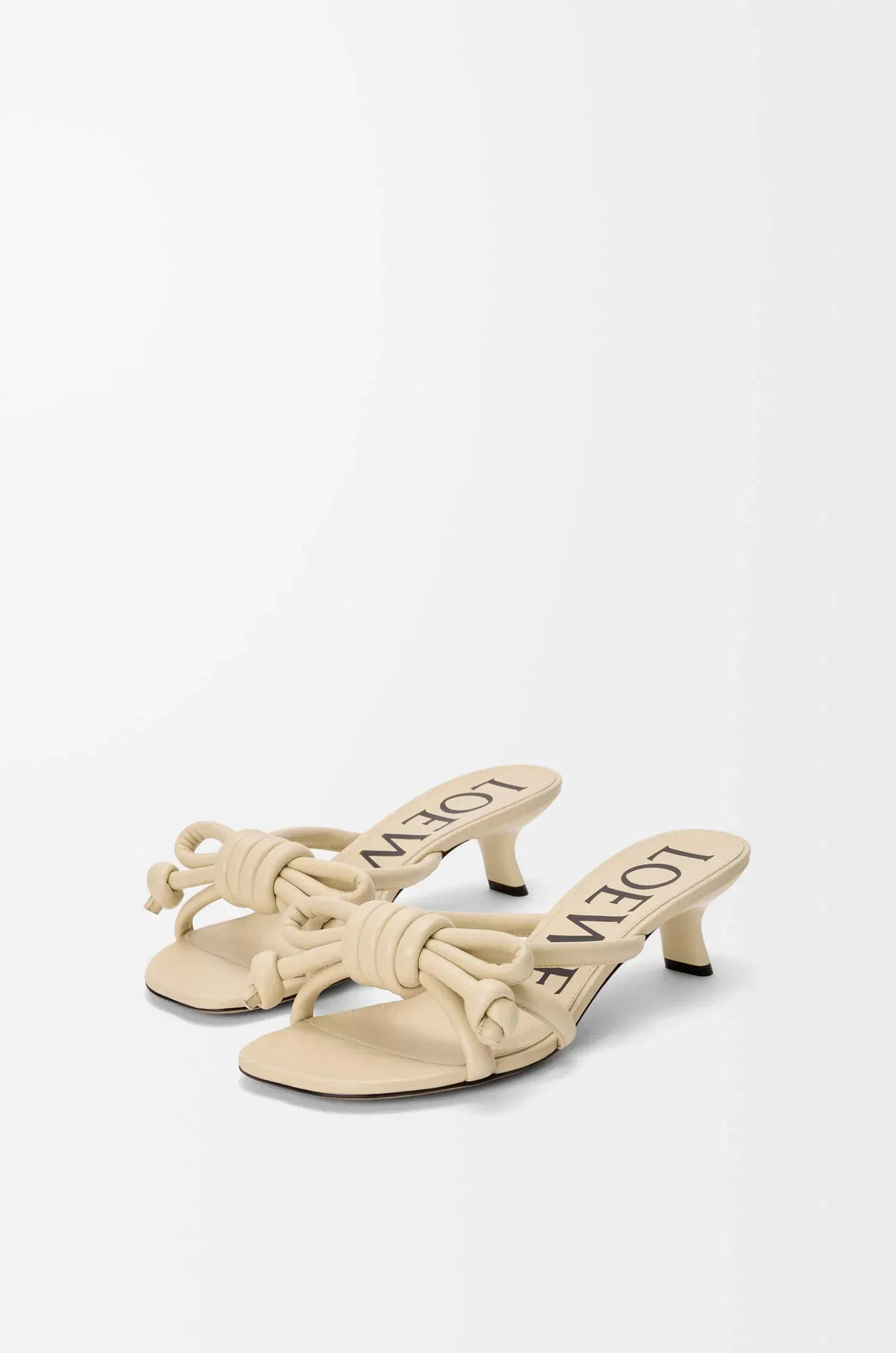 Flamenco Knot sandal in lambskin