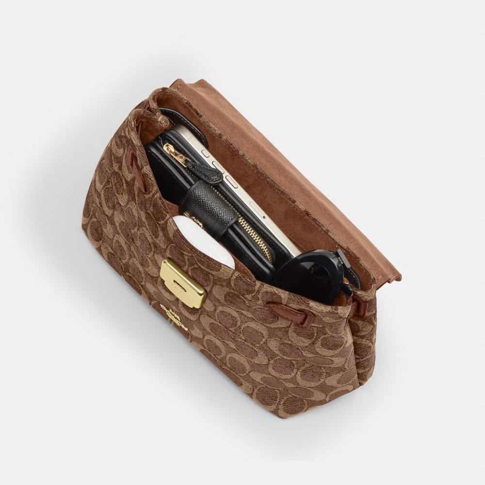 Emory Top Handle Bag In Signature Chenille