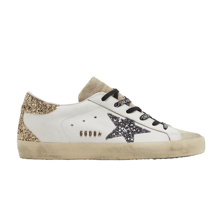 Golden Goose Wmns Superstar 'Optic White Seedpearl Glitter'