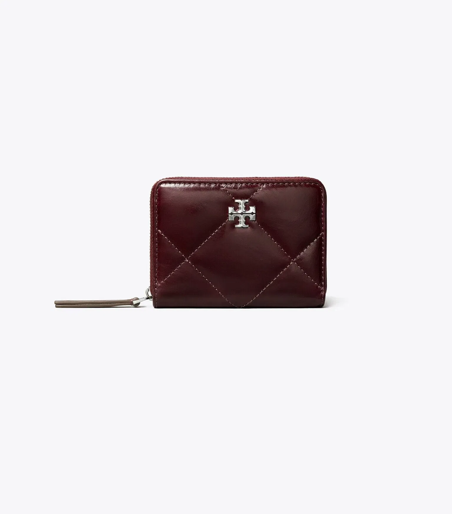 Small Kira Diamond Quilt Distressed Zip-Around Wallet