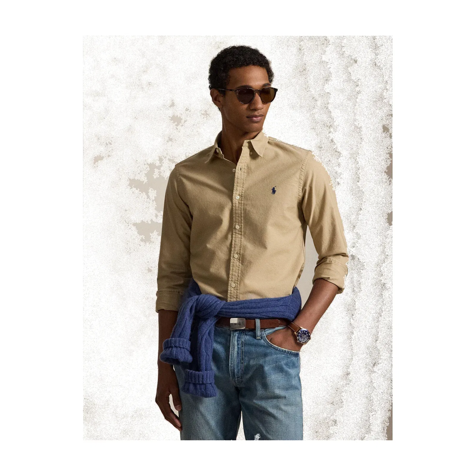 Slim Fit Oxford Long Sleeve Shirt