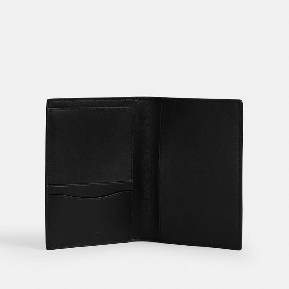 Passport Case In Signature Canvas With Patches