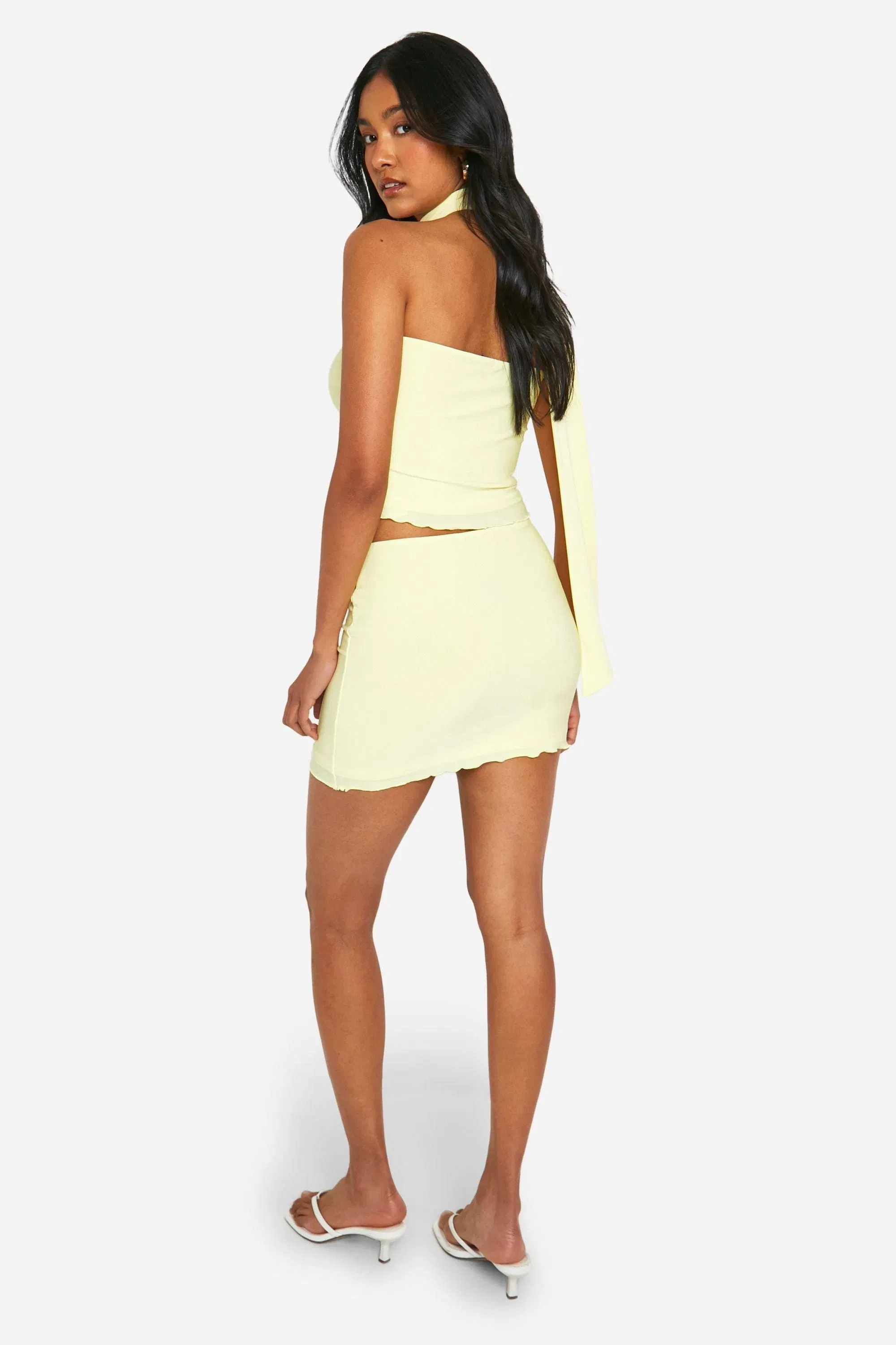 Lettuce Hem Mini Skirt
