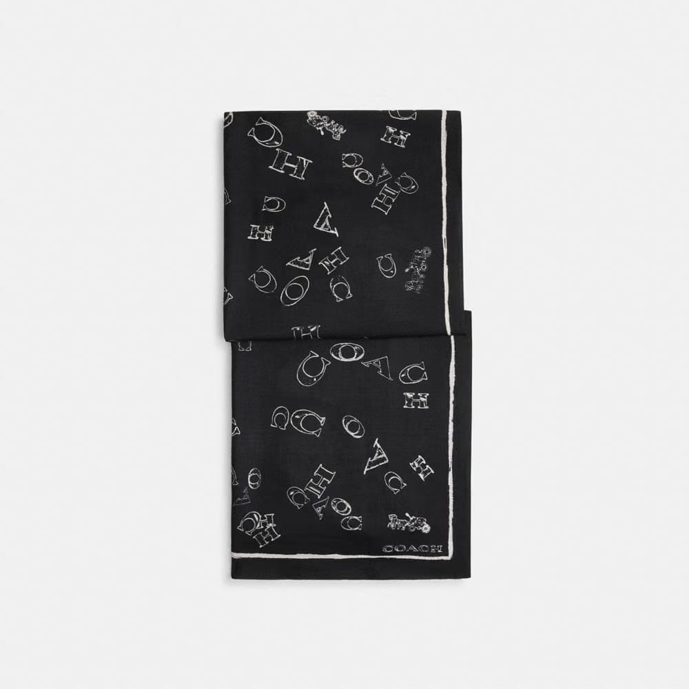 Scattered Coach Print Wrap