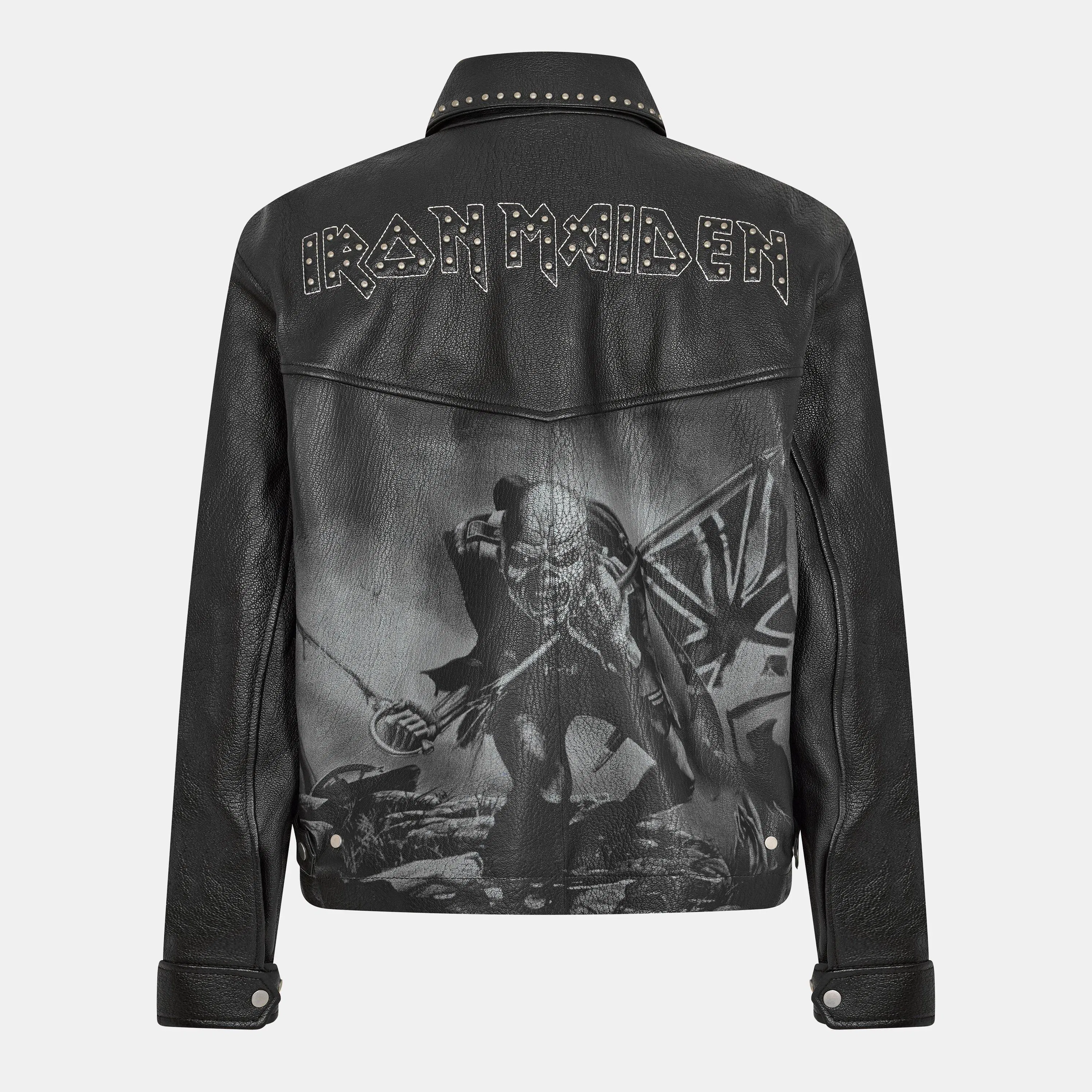Trooper x Iron Maiden Leather Jacket