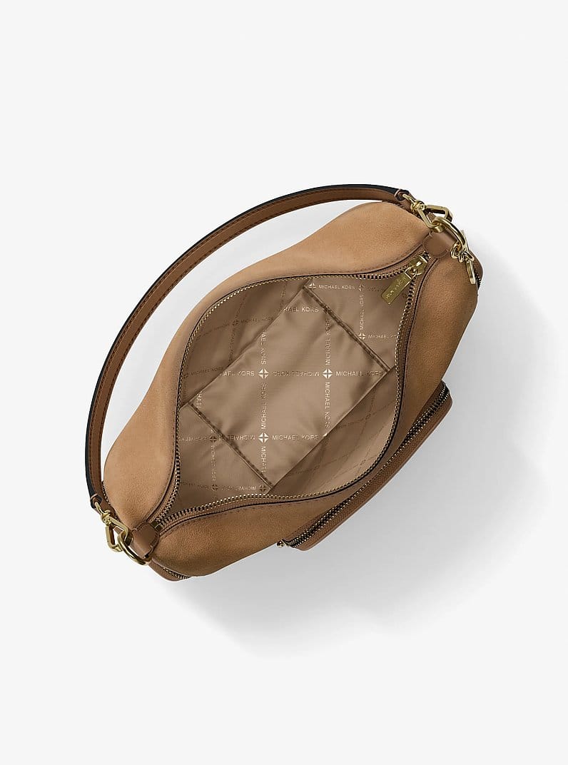 Merritt Medium Suede Convertible Shoulder Bag