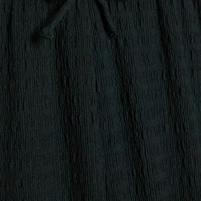 Green Textured Wide Leg Trousers