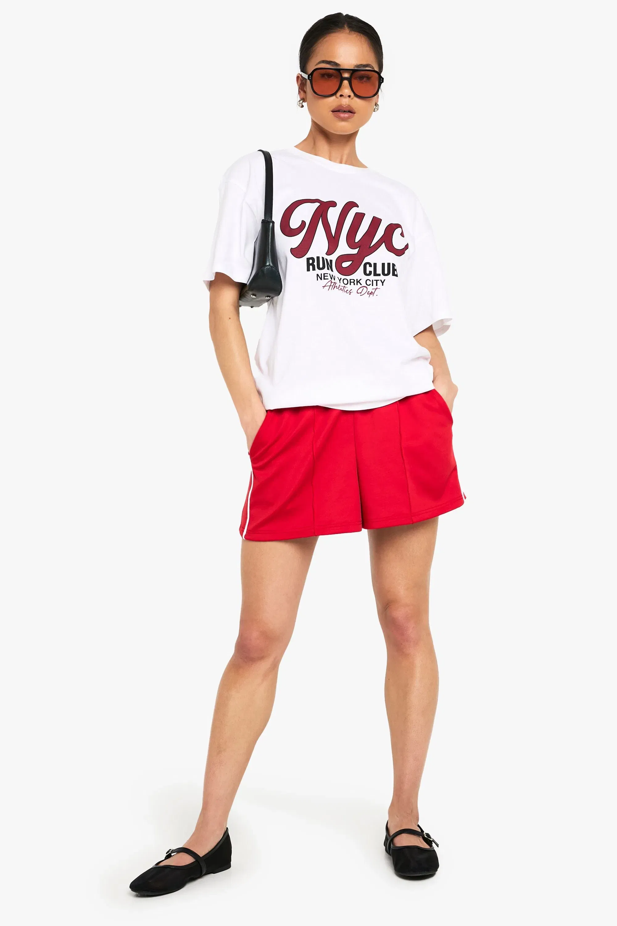 Tricot Side Stripe Shorts