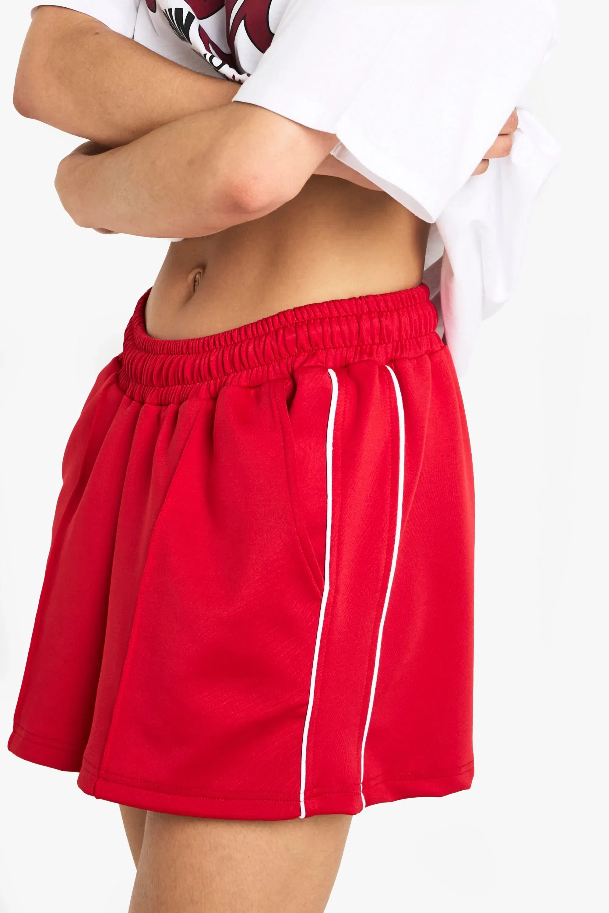 Tricot Side Stripe Shorts