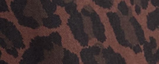 Leopard Print Barrel Jeans In Organic Cotton