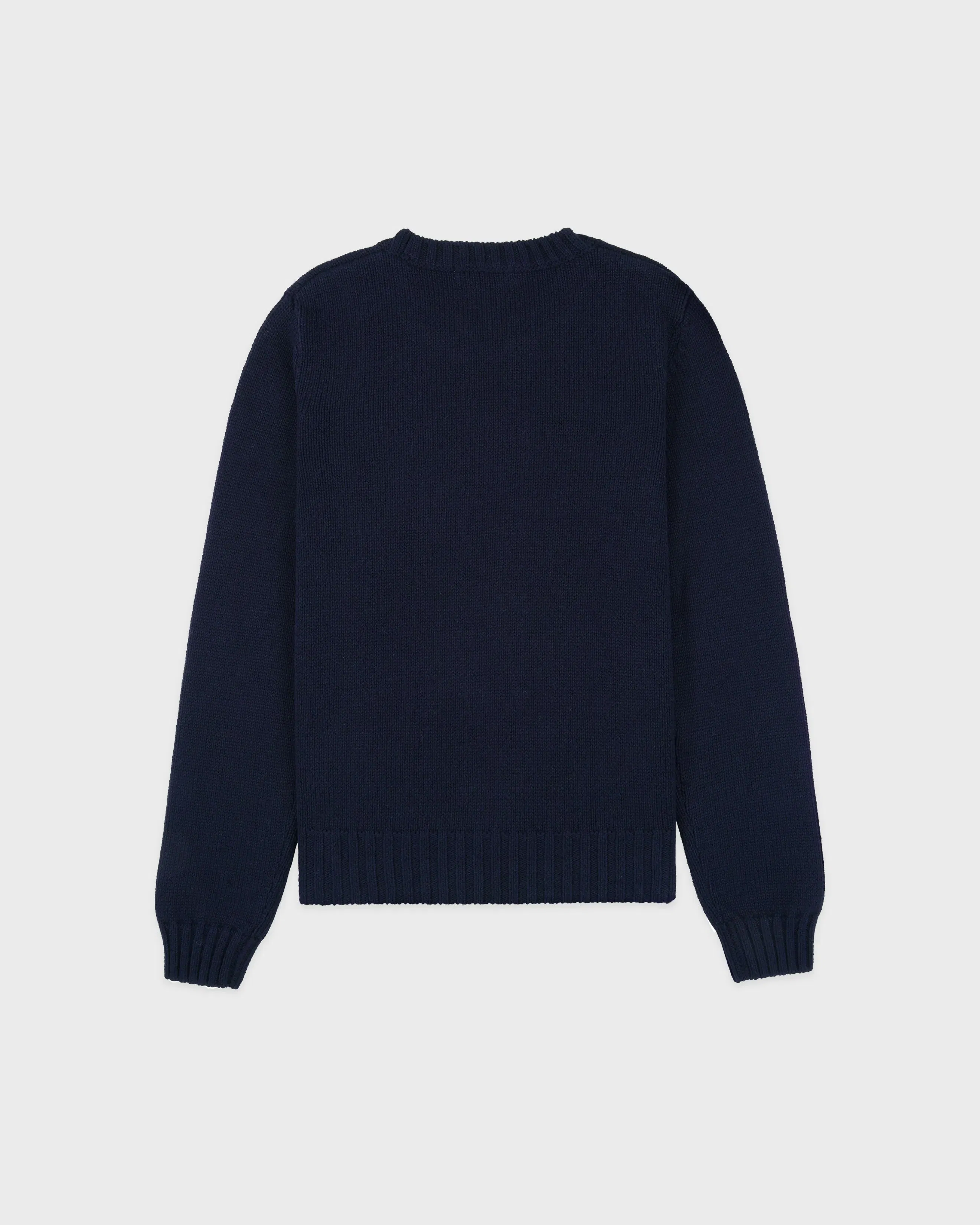 S&R Nautical Knitted Sweater - Navy