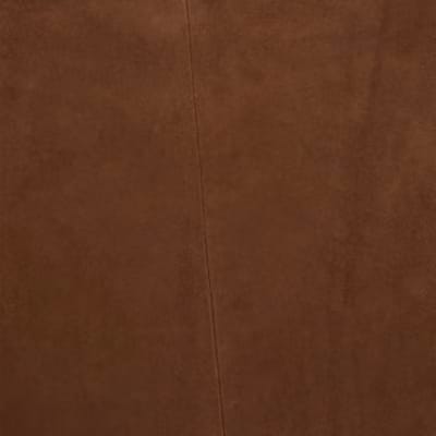 Brown Suede Midi Wrap Skirt