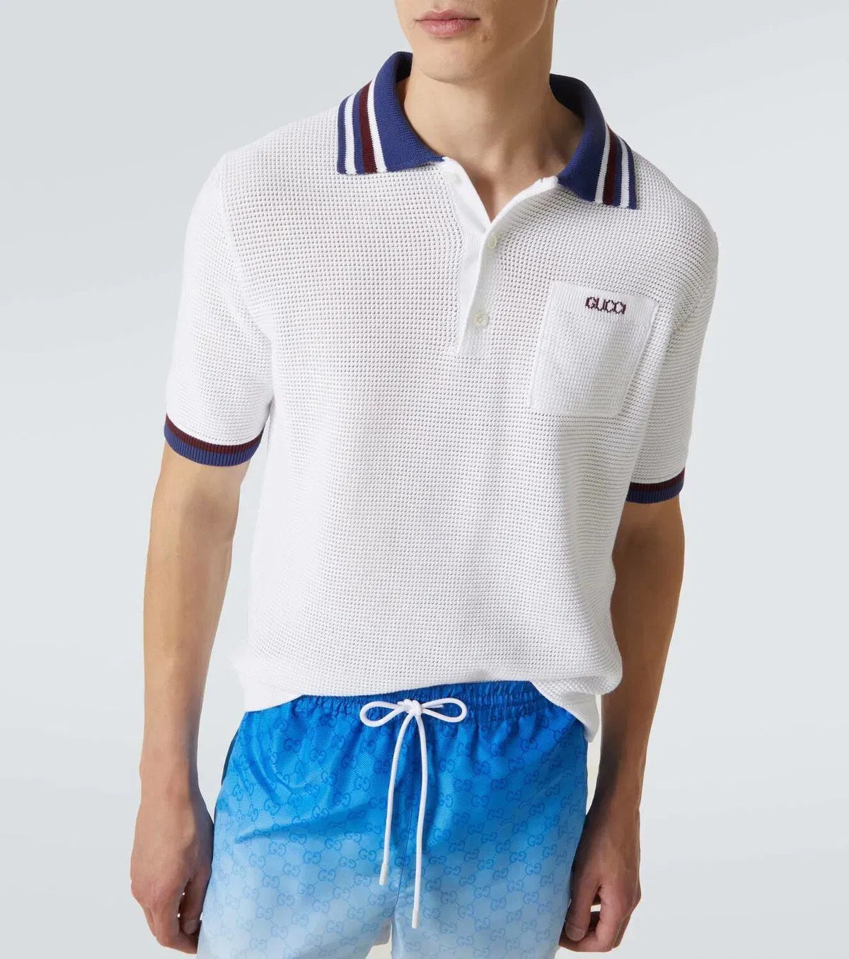 Gucci Cotton piqué polo shirt