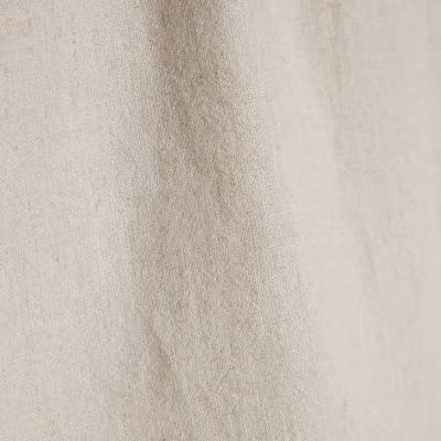 Beige Linen Blend Tank Top