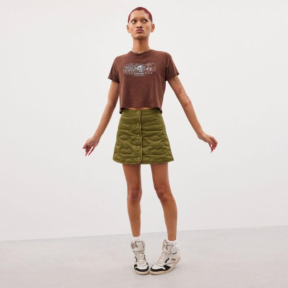 Coachtopia Loop Quilted Cloud Skirt