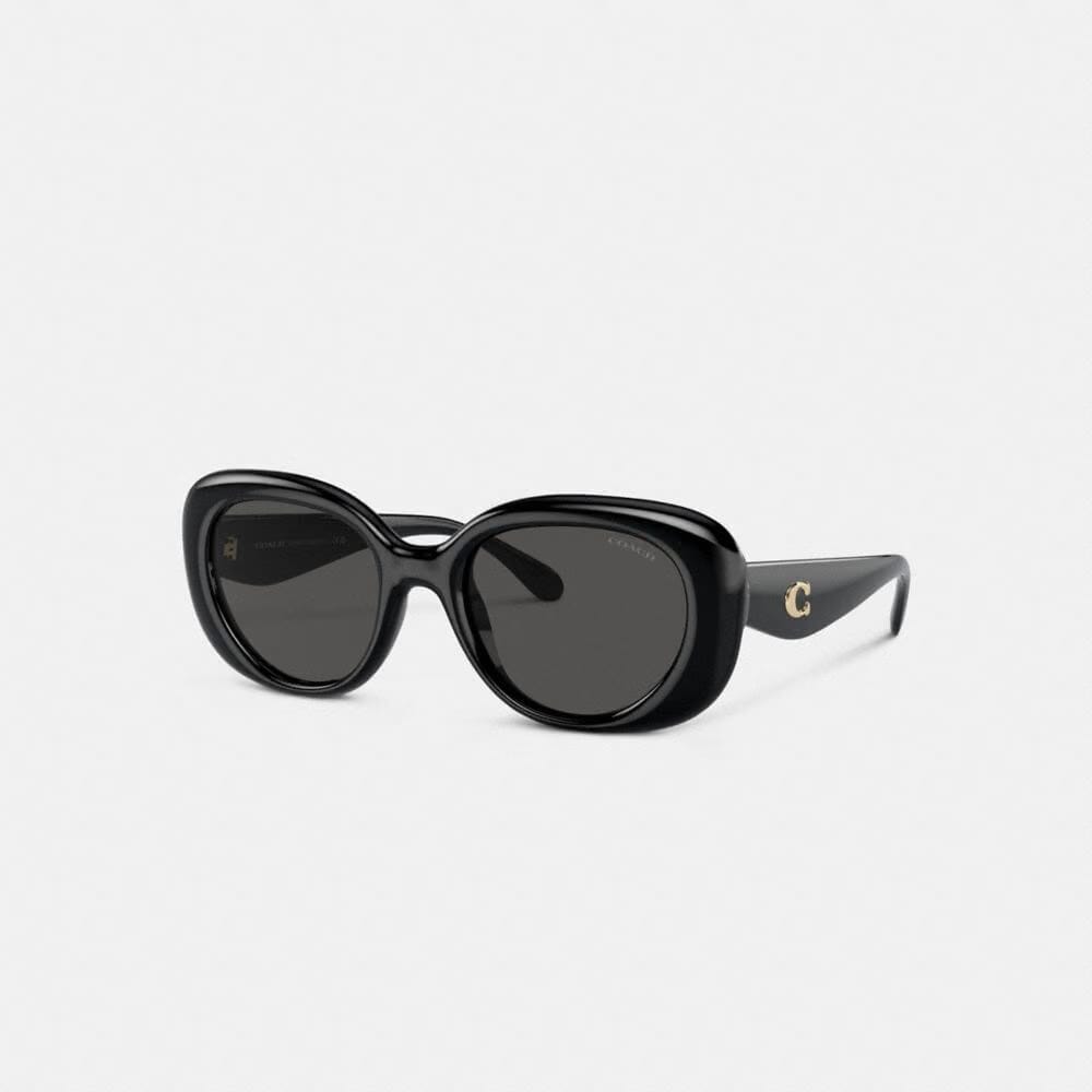 C Hardware Round Sunglasses