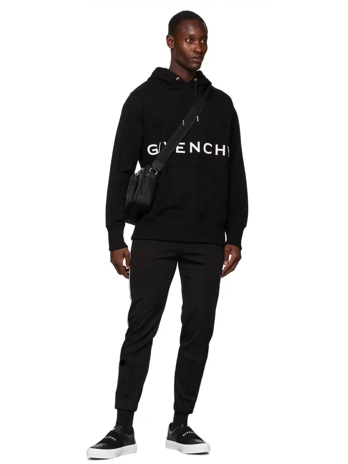 Givenchy Embroidered 4G Star Hoodie in Black