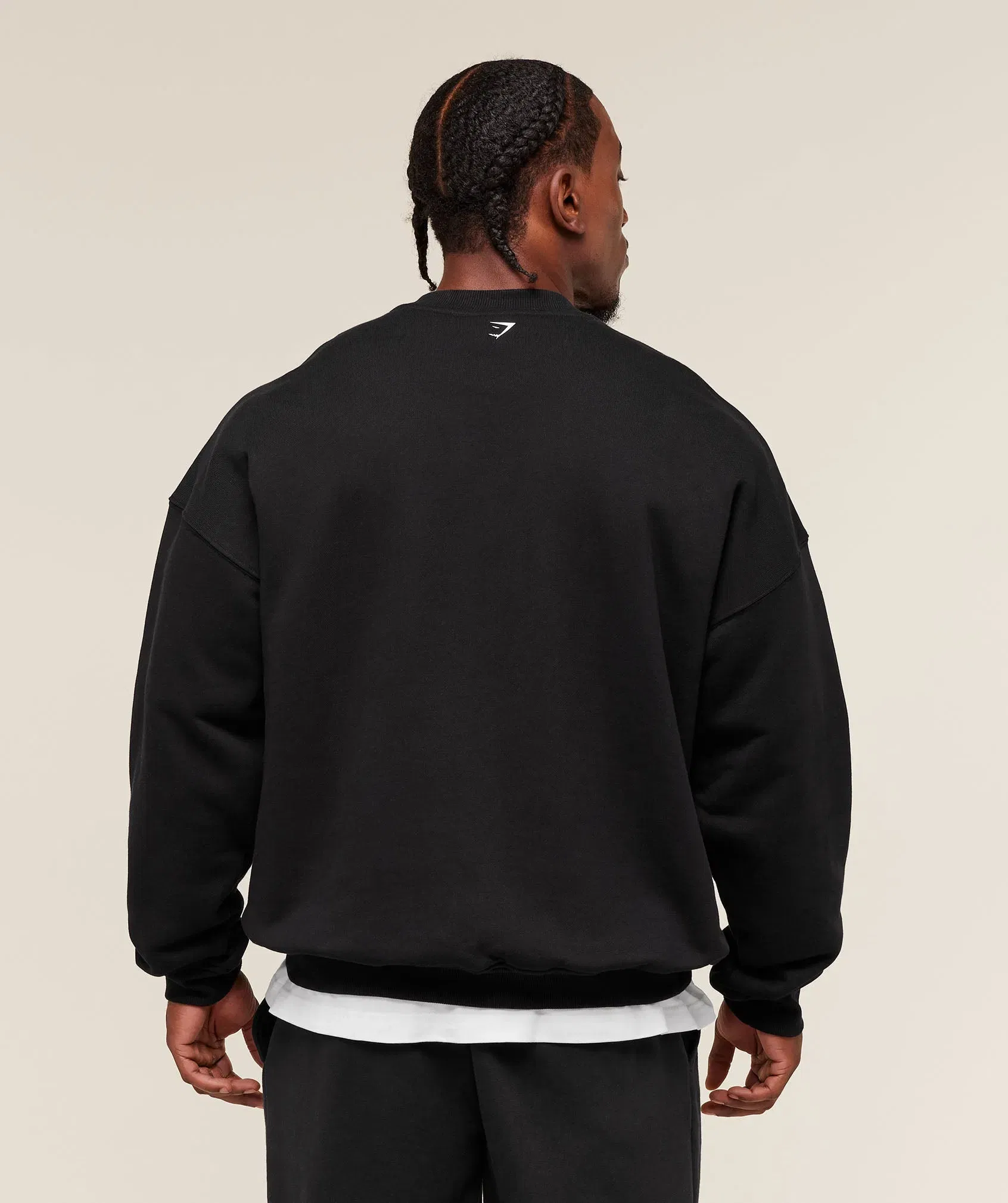 Gymshark Fade Graphic Crew - GS Black