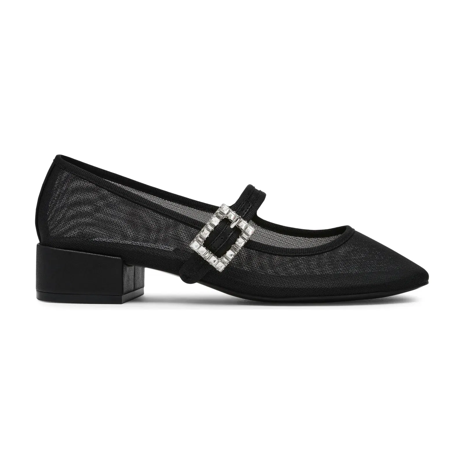 Champaign Block Heel Court Shoes