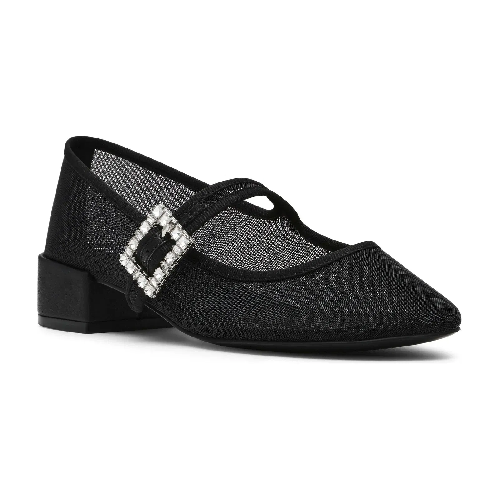 Champaign Block Heel Court Shoes