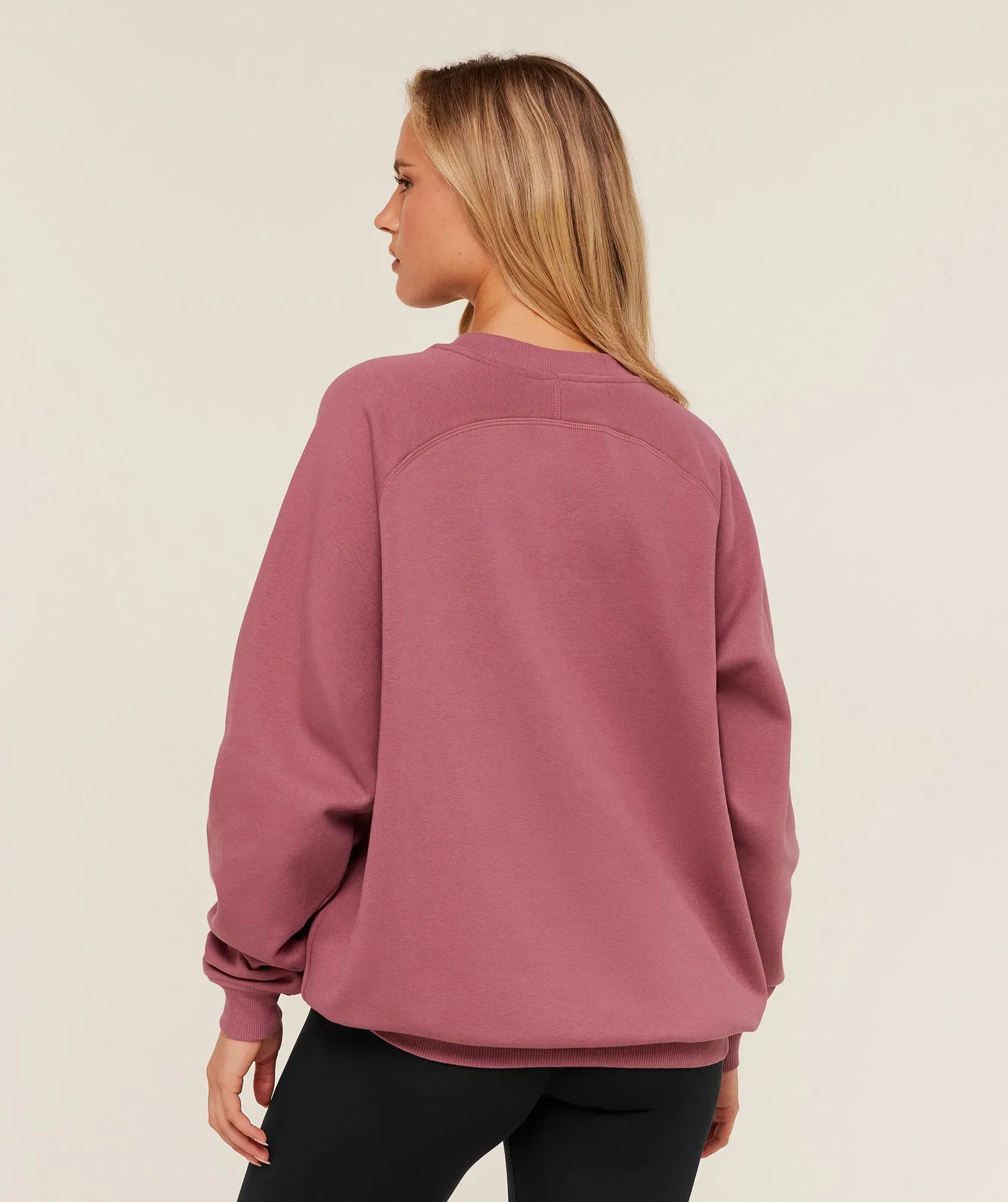 Gymshark Training Oversized Fleece Sweatshirt - Reset Pink