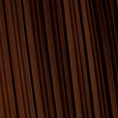 Brown Plisse Wide Leg Trousers