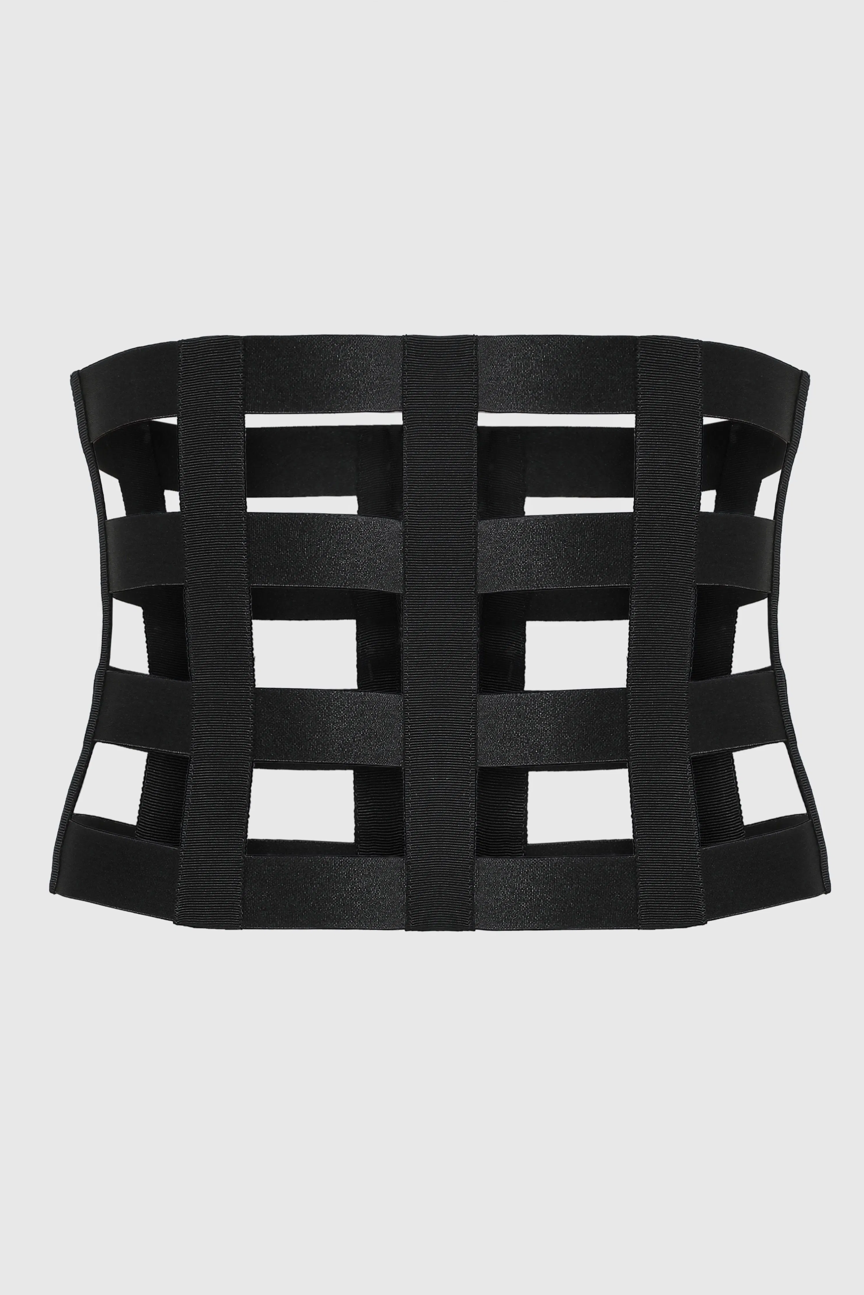 SQUARE GRID CORSET BELT