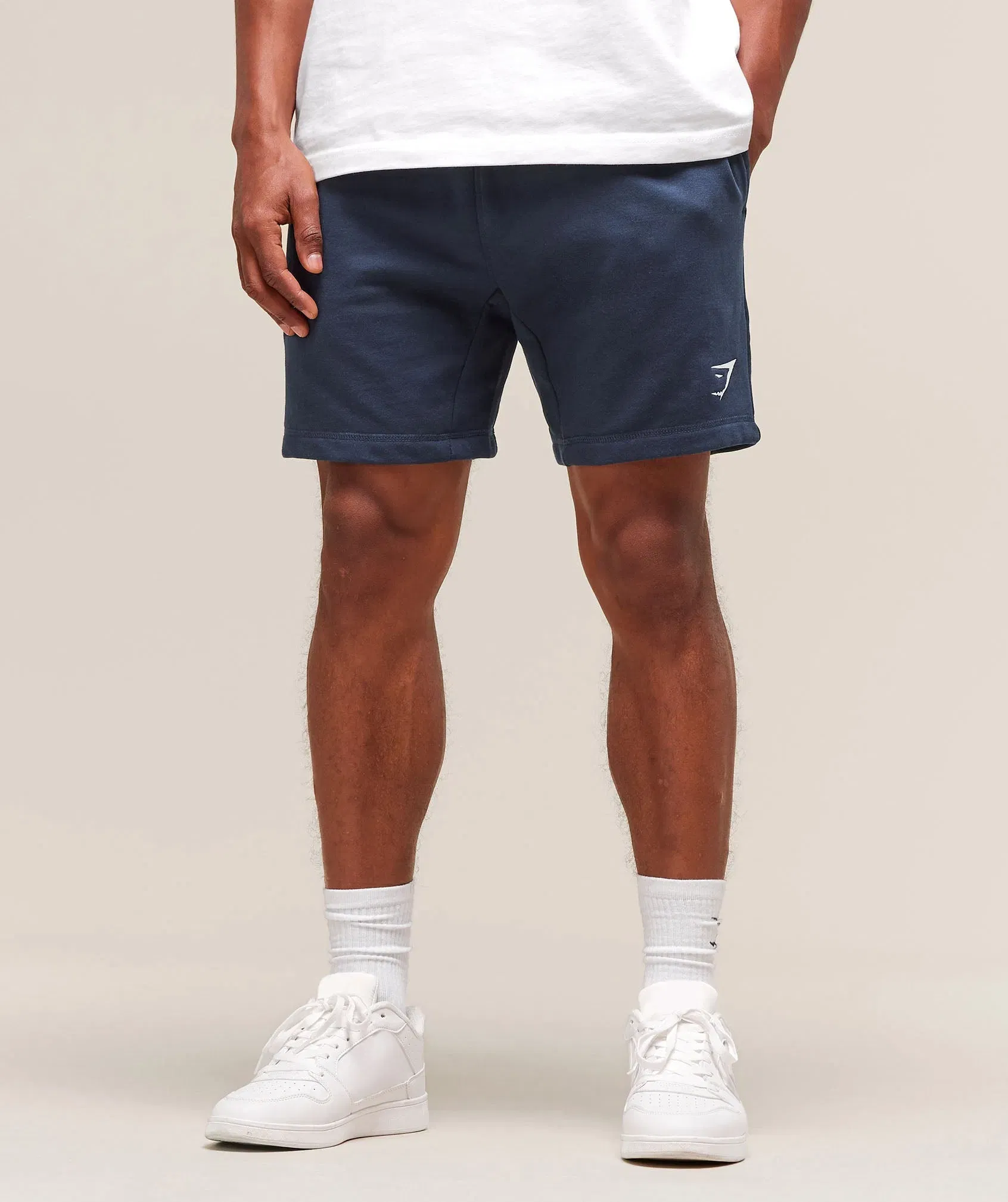 Gymshark Crest 7" Shorts - Navy