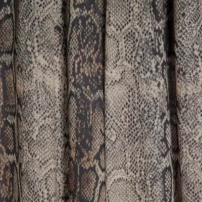 Grey Snake Chiffon Balloon Trousers
