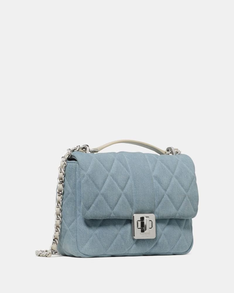 Carey Quilted Tweed Crossbody Bag