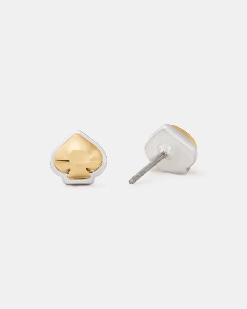 Sculpted Spade Mini Studs