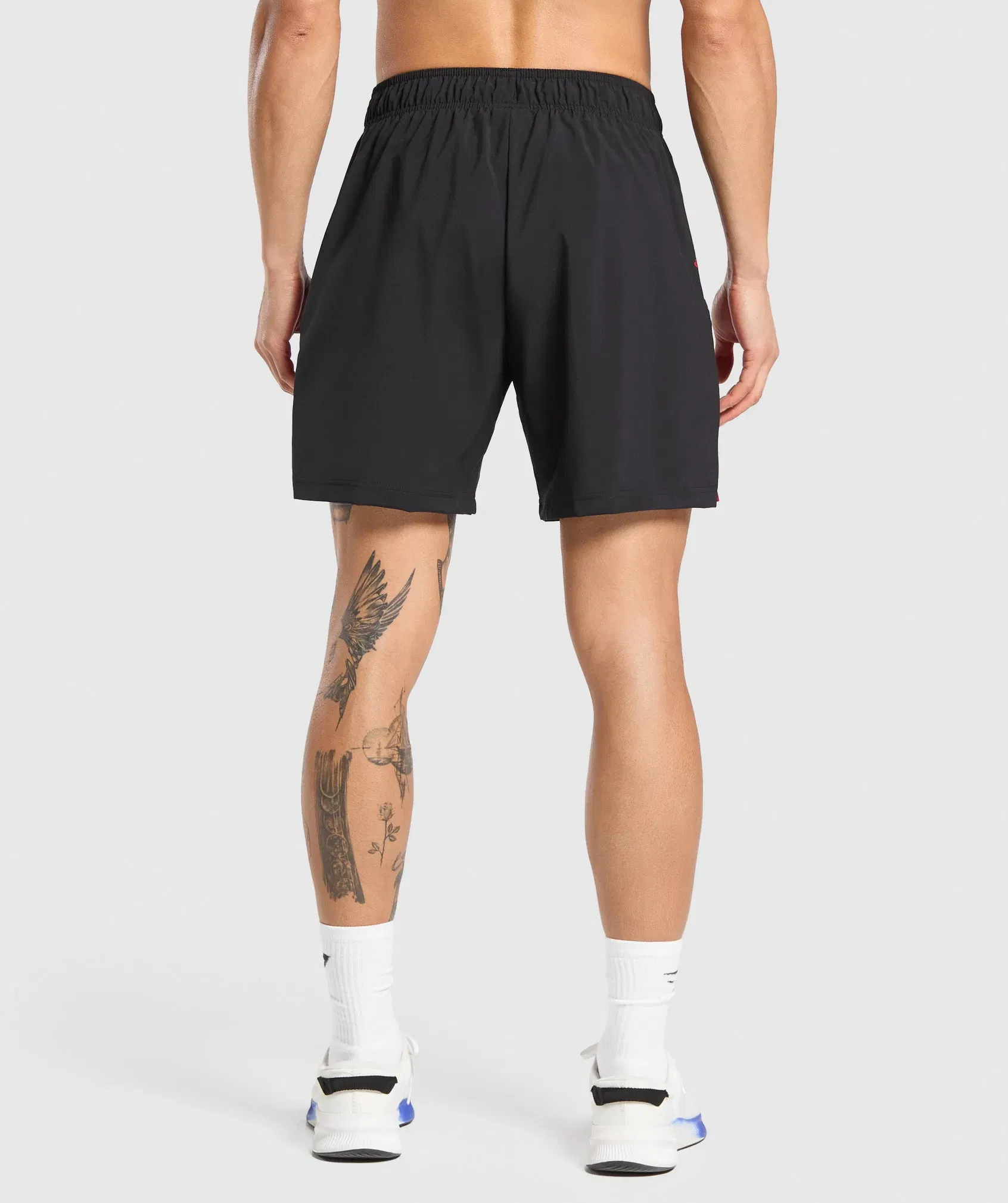 Gymshark Sport 7" Shorts - Black/Conditioning Red