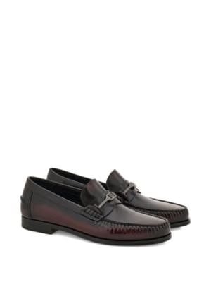 Ferragamo logo-buckle loafers