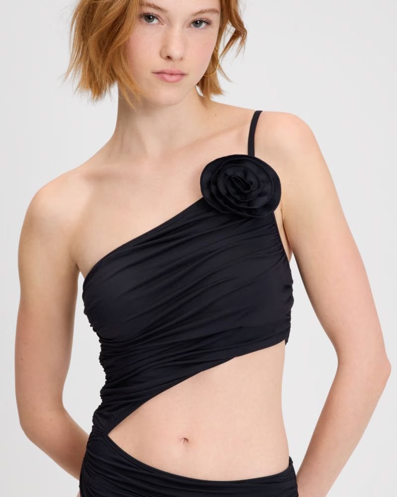 Rose One Shoulder One Piece