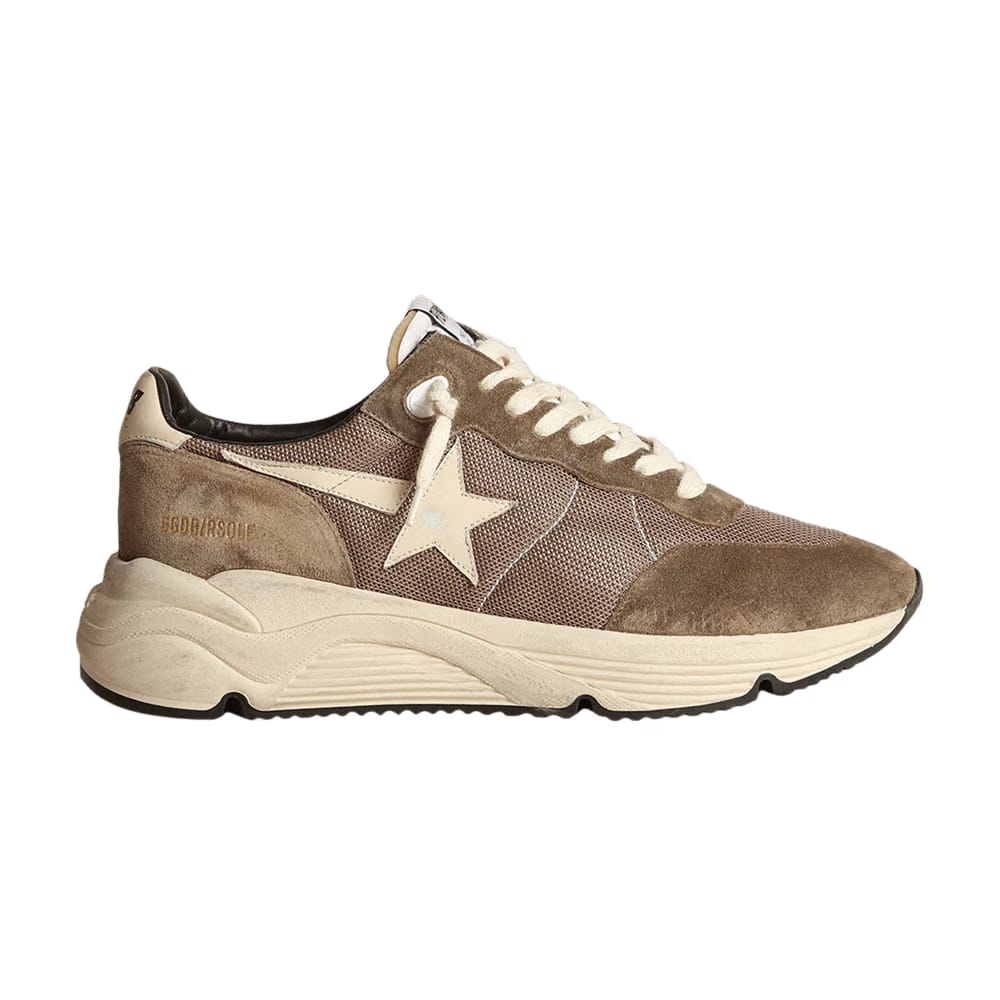 Golden Goose Running Sole Cream