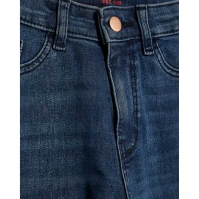 Blue Molly Mid Rise Sculpt Skinny Jeans