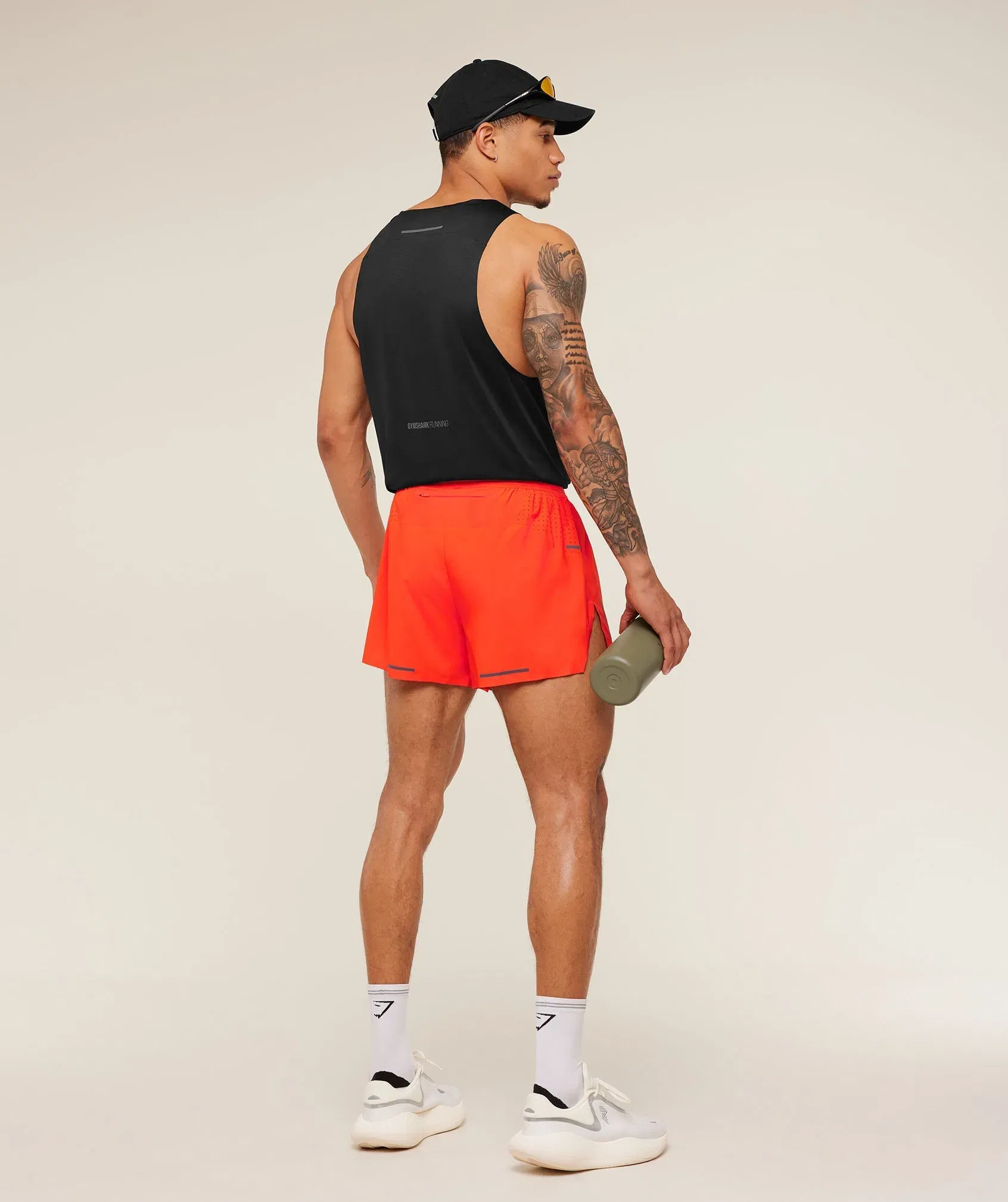 Gymshark Running Elite Race 5" Short - Electric Orange